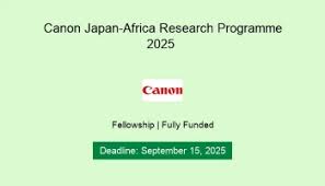 Japan-Africa Research Scholarship: Fully-Funded Opportunity by Canon Foundation Japan-Africa Research Scholarship: Fully-Funded Opportunity by Canon Foundation
