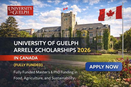 University of Guelph Arrell Scholarships 2026 (Canada)