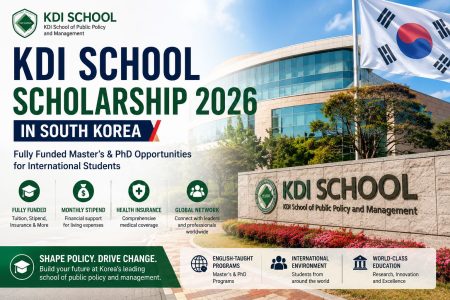 KDI School Scholarship 2026 in South Korea (Fully Funded) KDI