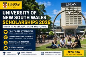 University of New South Wales Scholarships 2026