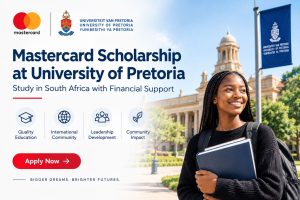 Mastercard Scholarship at University of Pretoria