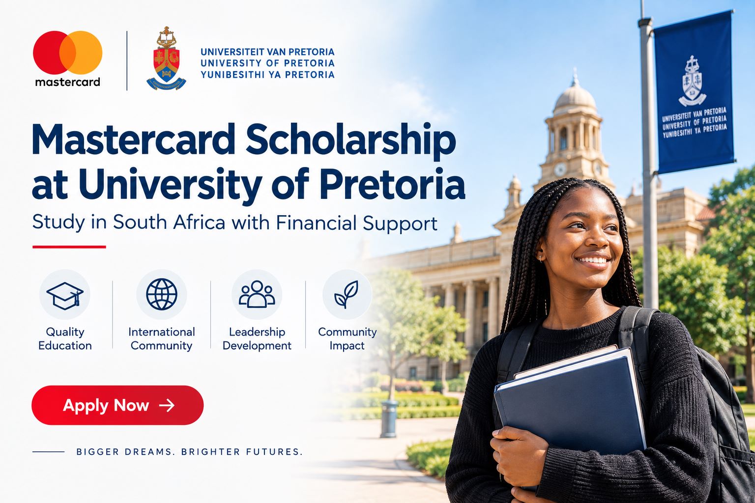 Mastercard Scholarship at University of Pretoria